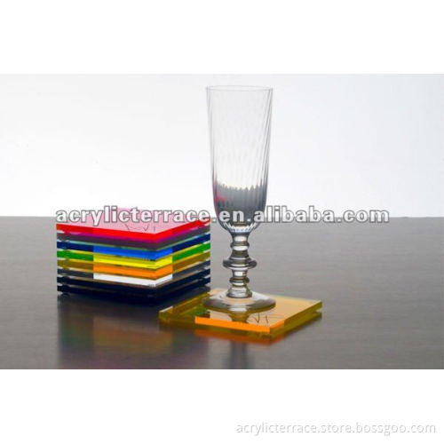 Acrylic cup mats coasters